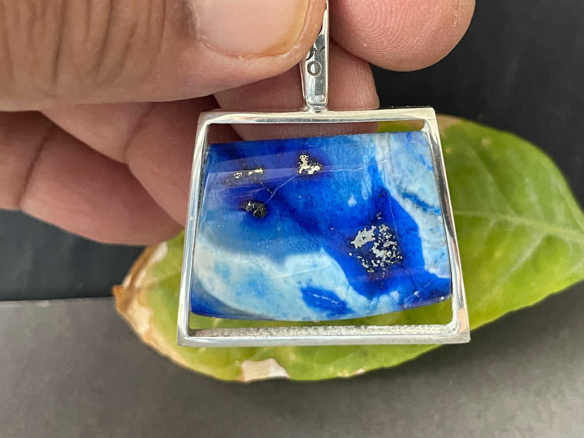 Einzigartiger Lapislazuli Anhänger Sterling Silber 925 (Kopie)