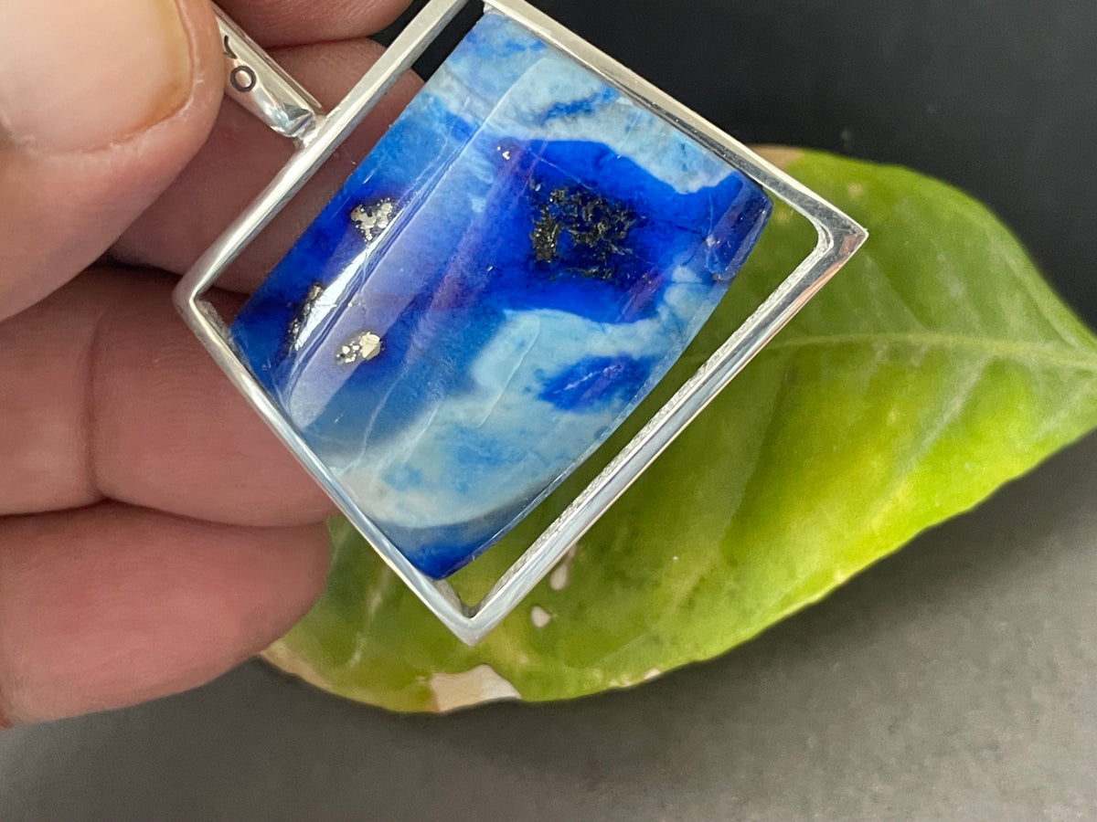 Einzigartiger Lapislazuli Anhänger Sterling Silber 925 (Kopie)